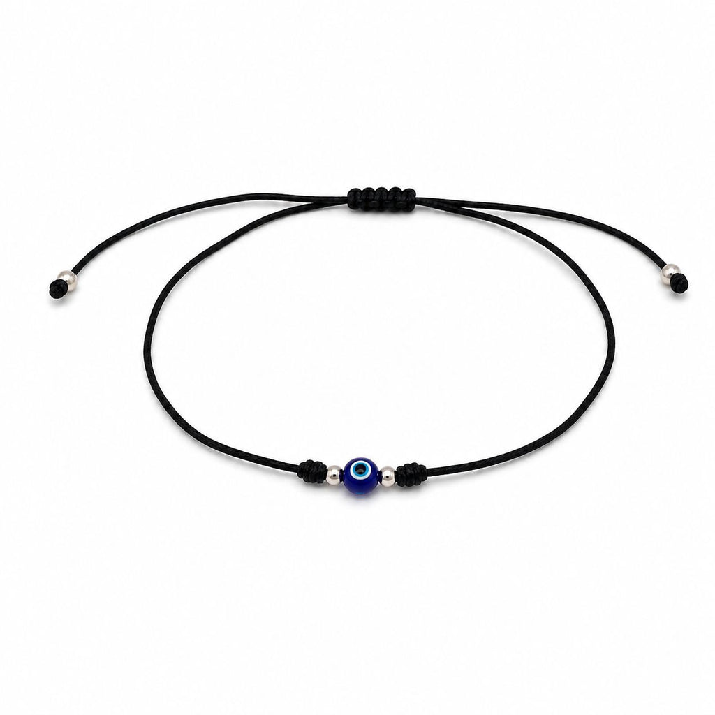 925 Pure Silver Thread Anklet with Silver Balls