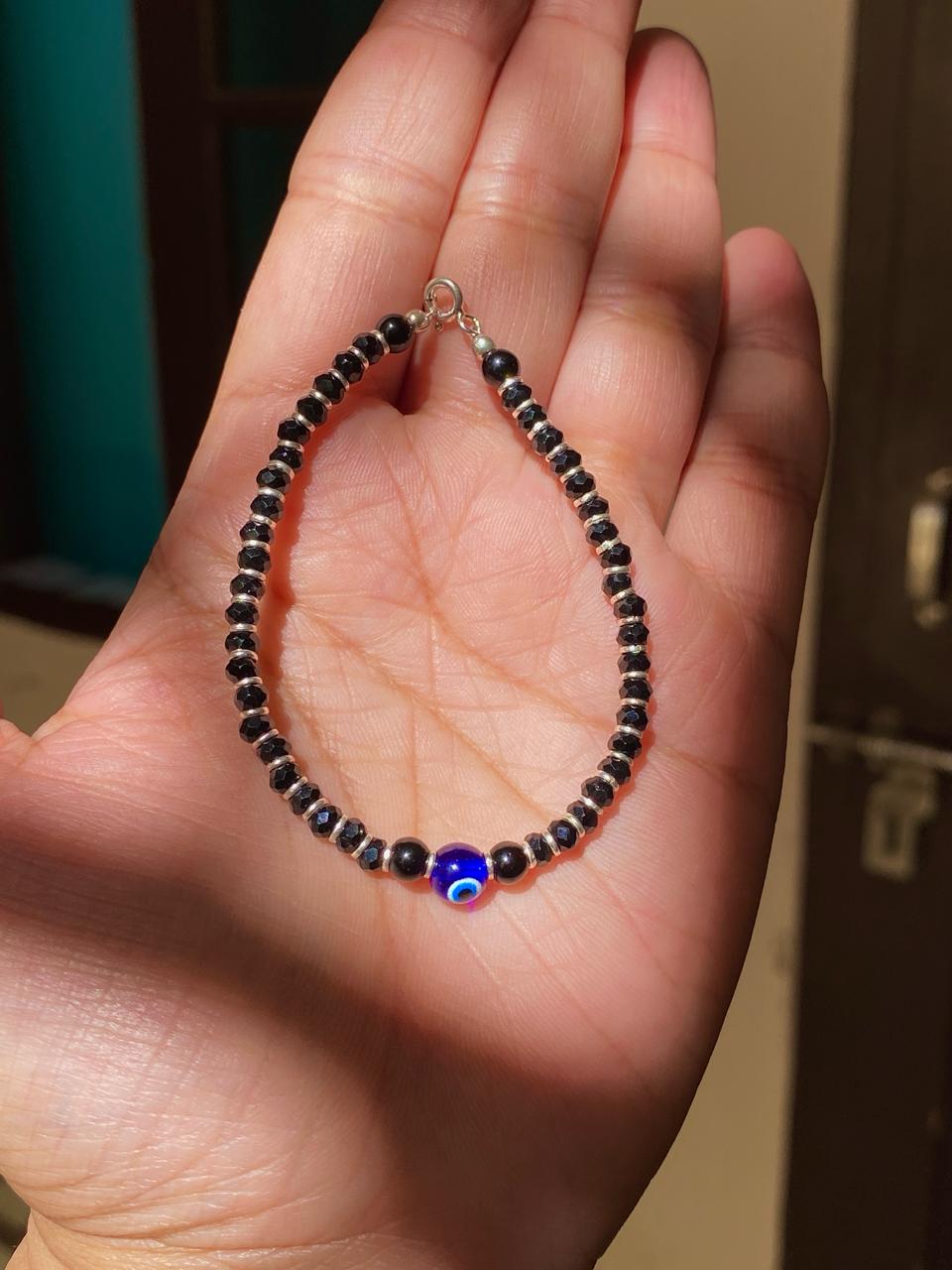 925 Pure Silver Evil Eye Najaria Bracelet