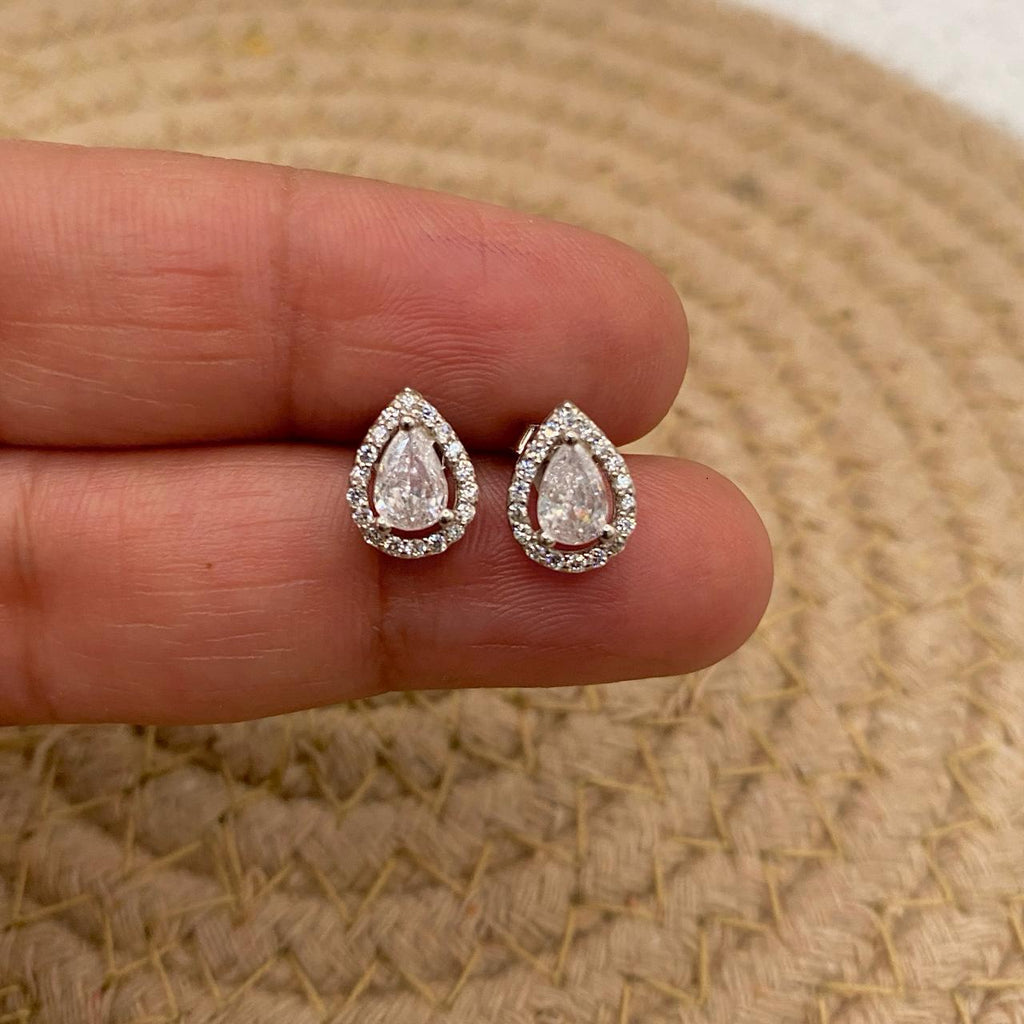925 Sterling Silver Studs ( Drop Earrings )