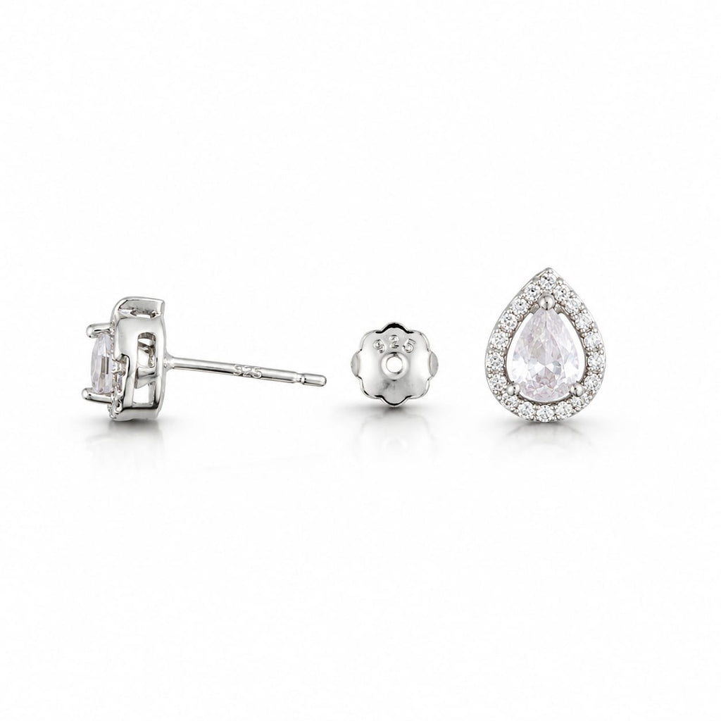925 Sterling Silver Studs ( Drop Earrings )