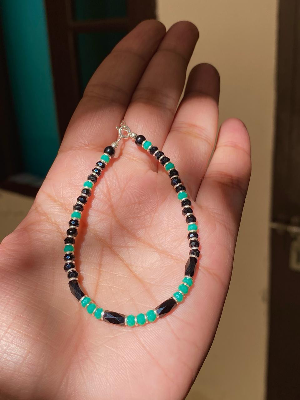 925 Pure Silver Evil Eye Najaria Bracelet